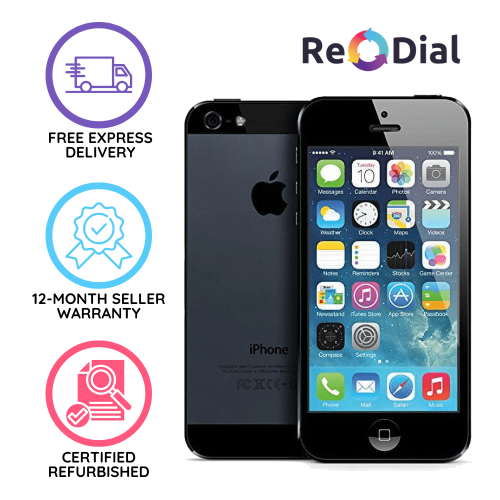 Apple iPhone 5 - Acceptable Condition - ReDial Apple iPhone 5 - Acceptable Condition - ReDial